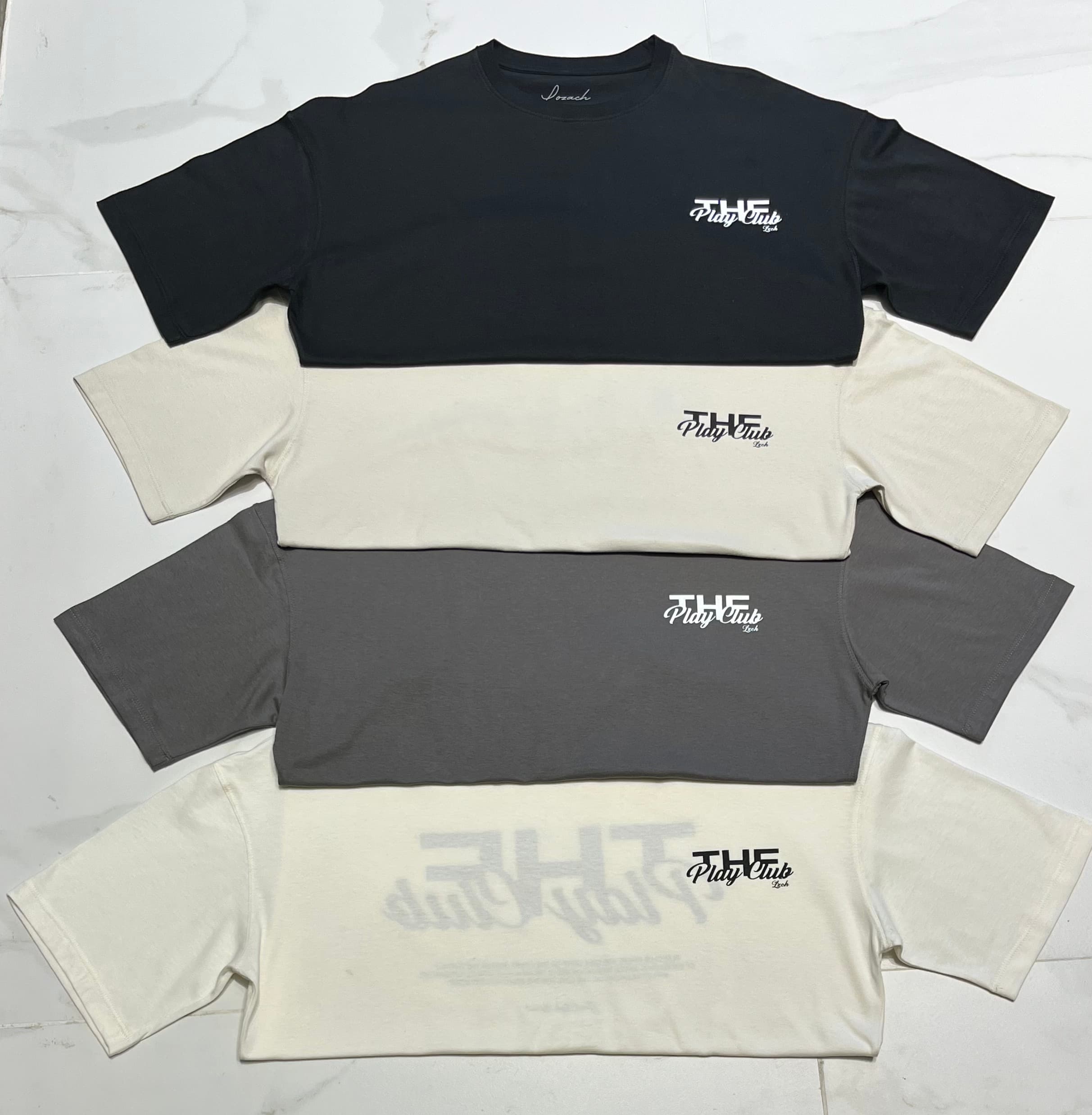 Remera m/c estampada over